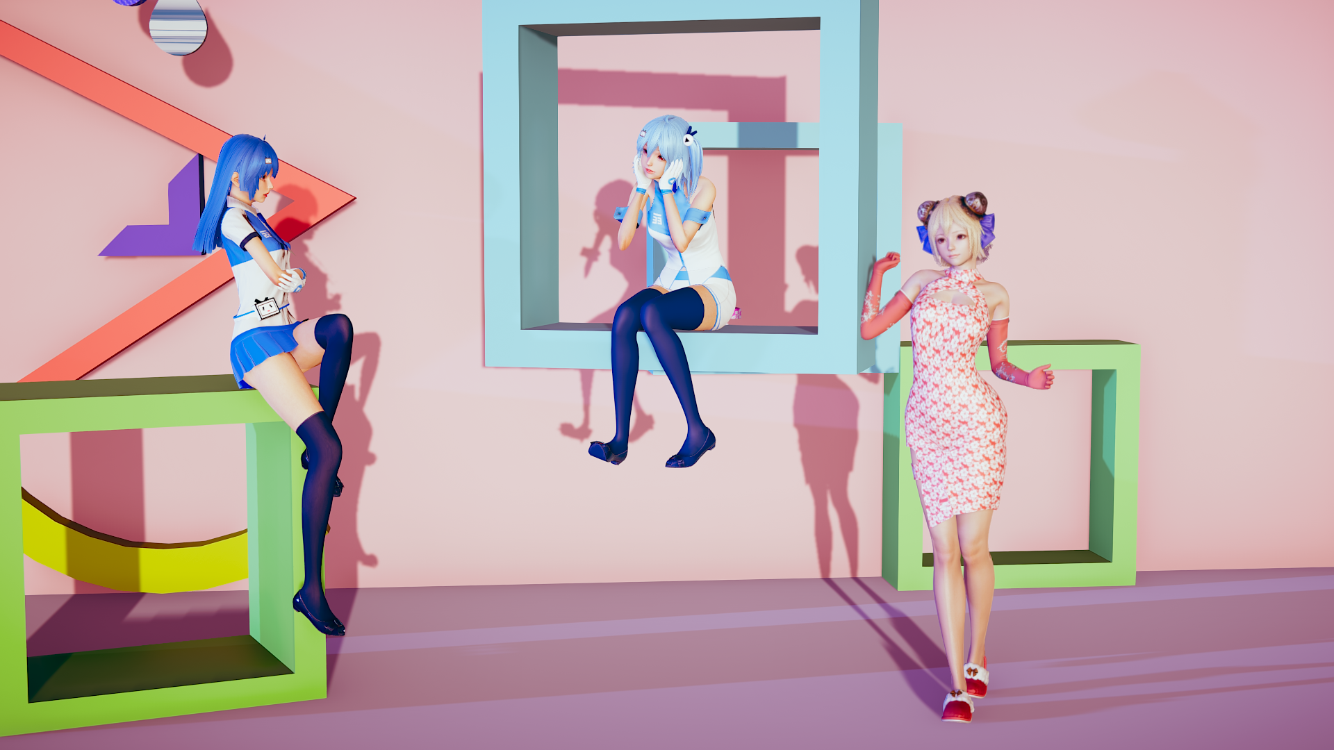 AI少女MOD A站B站二次元看板娘2233娘和AC娘