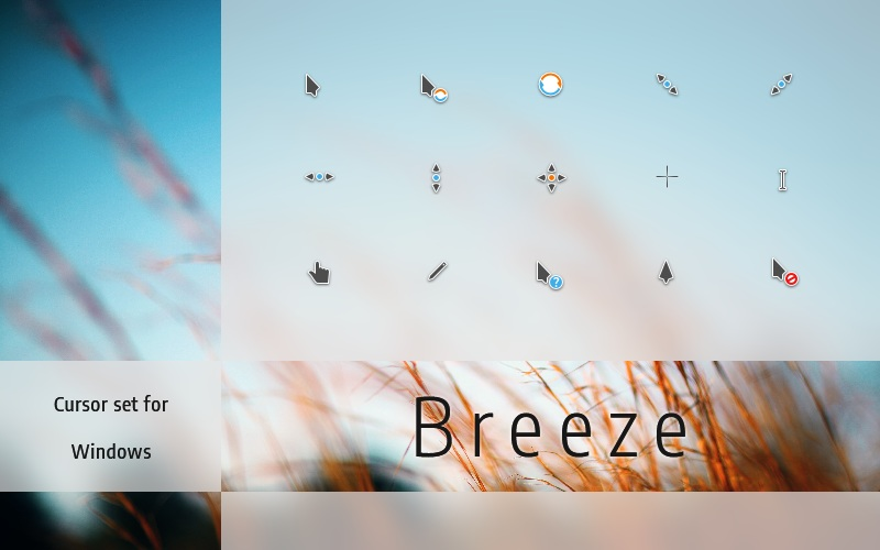 Breeze Cursors 鼠标指针