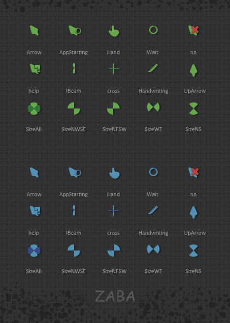Zaba 鼠标指针