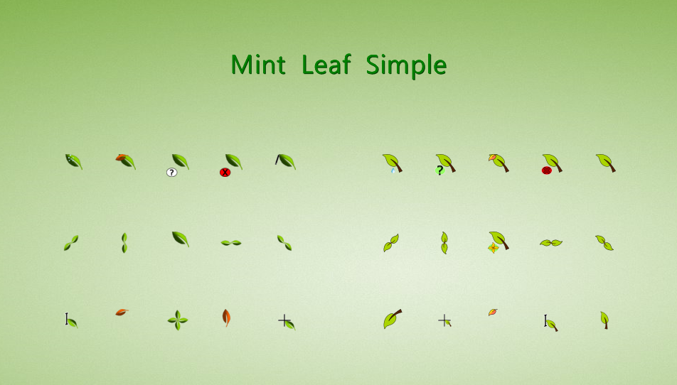 Leaf Cursors 鼠标指针
