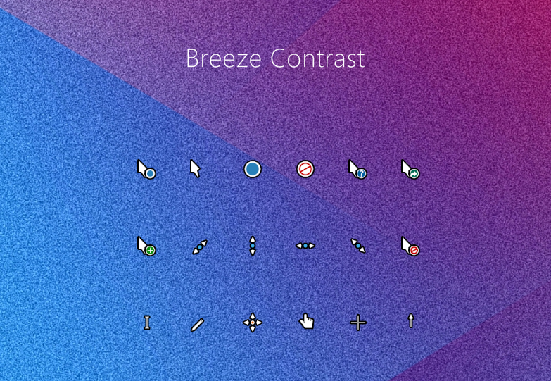 Breeze Contrast Cursors 鼠标指针