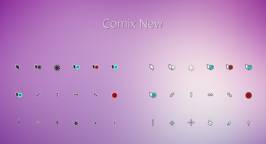 Comix New Cursors 鼠标指针