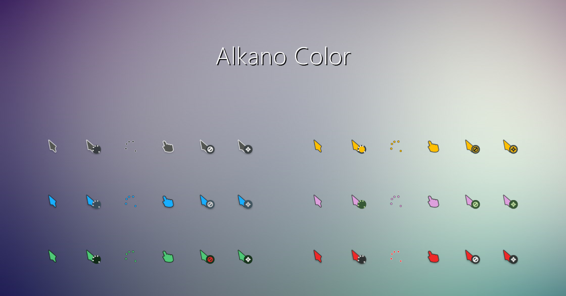 Alkano Color Cursors 鼠标指针