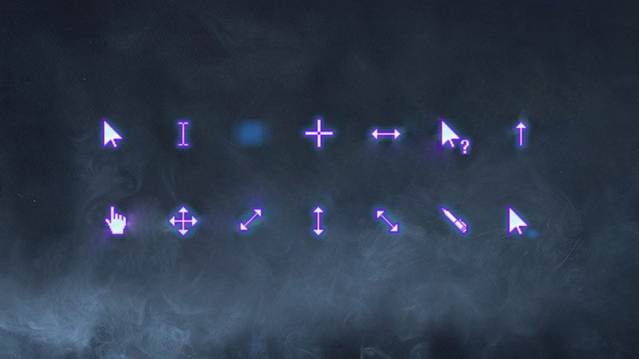 战地3 紫色复兴光标 鼠标指针