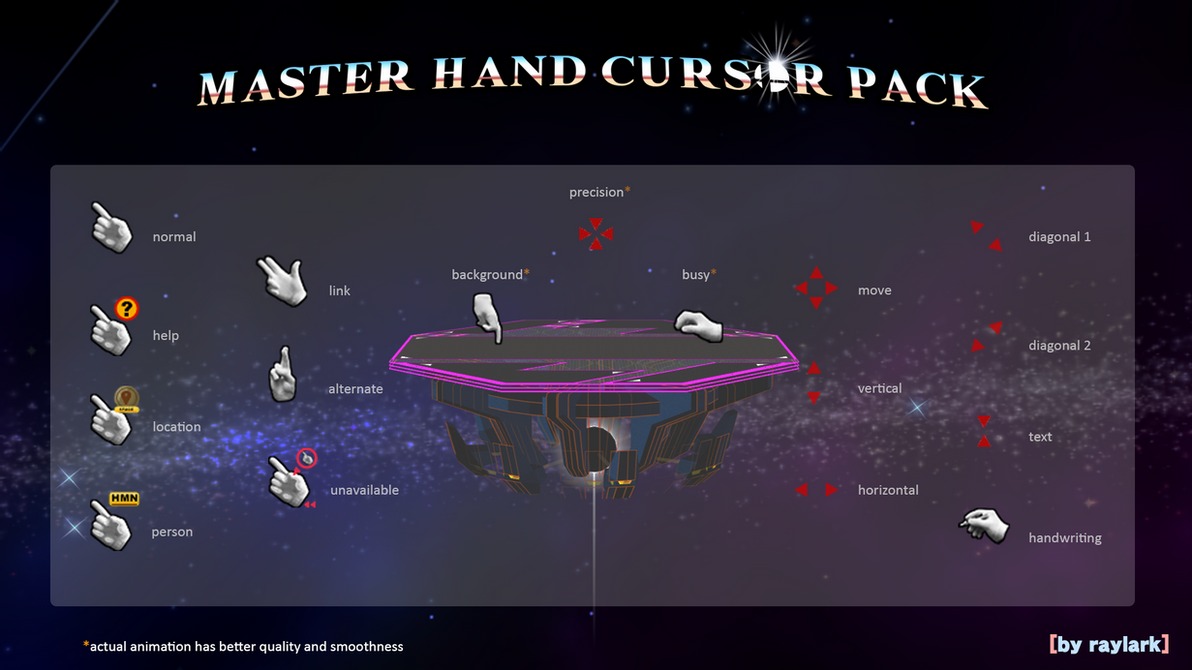 灰色小手游标 鼠标指针