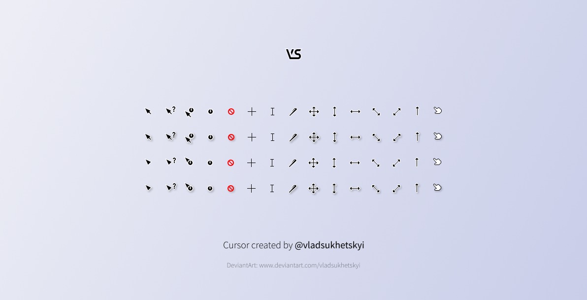 Diag 倾斜指针 鼠标指针