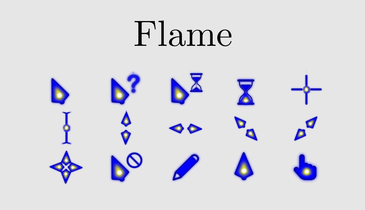 深蓝之焰 鼠标指针 鼠标指针